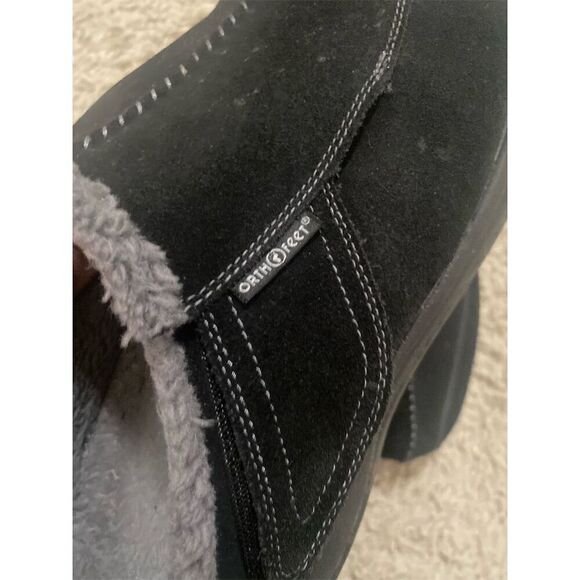 Orthofeet Men's Orthopedic Clog Slippers Black Asheville Casual Slip-On - Picture 8 of 8